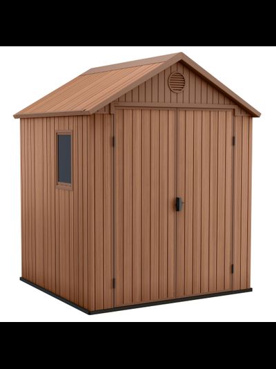 Сарай "Дарвин 6х6" (размеры 183 х 182 см), коричневый