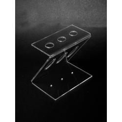 (ПОС0900) Держатель для ручек CLEARLINE на 3 штуки (оргстекло)