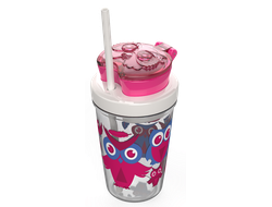 Детский стакан Сontigo Snack Tumbler 350ml розовый