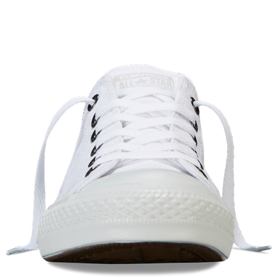 All white monochrome converse hot sale