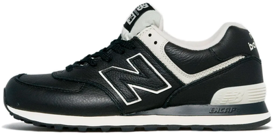 New Balance 574 Leather Black женские