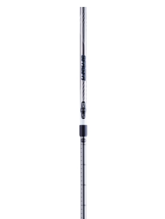 Палки для скандинавской ходьбы Berger, 77-135 см, 2-секционные Rainbow серый/белый