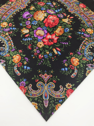 Павловопосадский платок Милый образ 1954-18