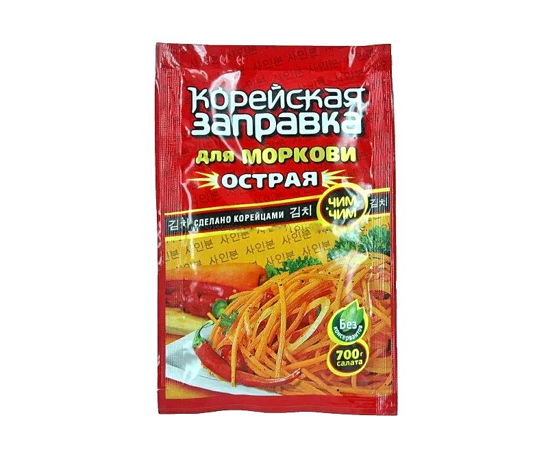 Корейская заправка для моркови ОСТРАЯ 60г