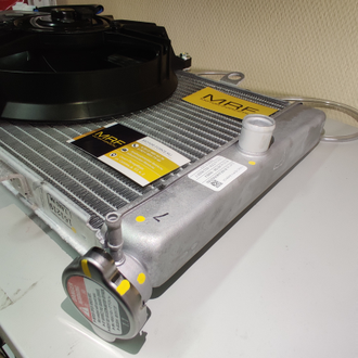 Радиатор с вентилятором оригинал Yamaha B16-E2460-01-00/B16-E2460-00-00 для Yamaha GRIZZLY 700 (2015 и далее) KODIAK 700 (2016 и далее)