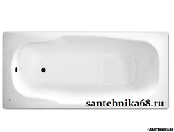 Ванна стальная BLB Atlantica 180*80*40 см белая (с ножками 2,5 мм скотч + болт) B80A22001