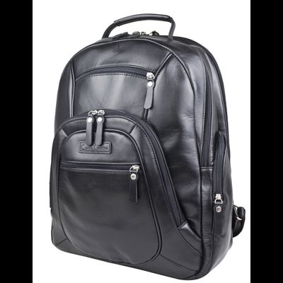 Кожаный рюкзак Gerardo black (арт. 3045-01)