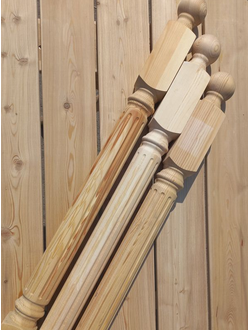 Столб лестничный РИМ сосна 80мм*80мм*120см