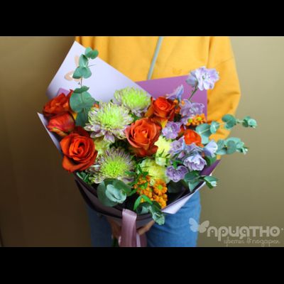 Букет цветов на 8 марта № 708