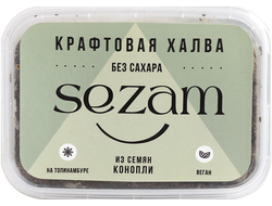 Халва из семян конопли, 200г (SEZAM)