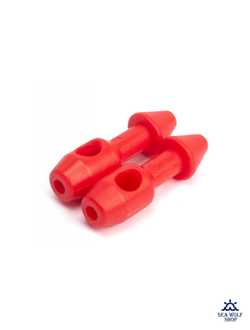 Желуди для зацепов Scuba Brothers  DYNEEMA красные, пара