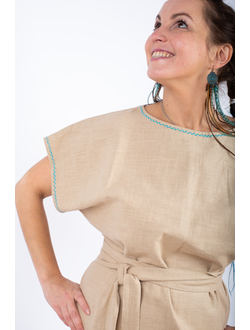 Туника для банного мастера из крапивы "Дар Заботы"