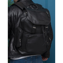 Кожаный рюкзак Vetralla black (арт. 3101-01)