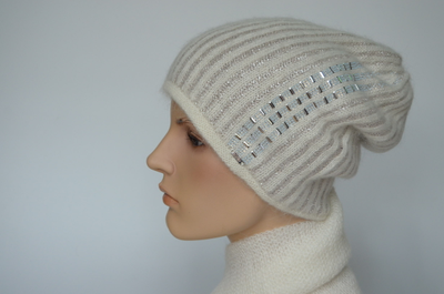 шапка Vizio и палантин зима 2023 - 2024