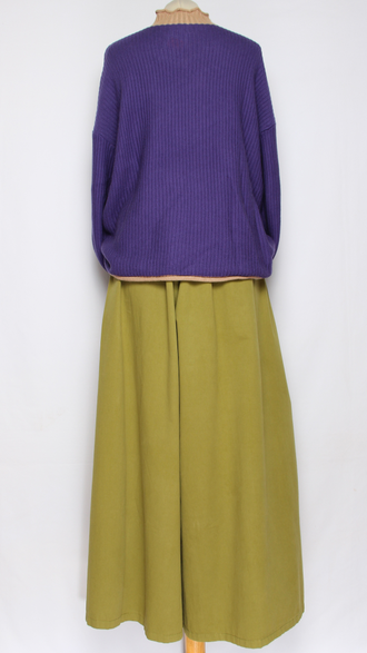 Джемпер ХЛОПОК "КАРМАН КРУЖЕВО" черный, сирень до р.54