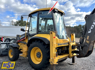 Стекло левое на Volvo BL61, Volvo BL71