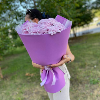 Букет из 3 кустовых хризантем