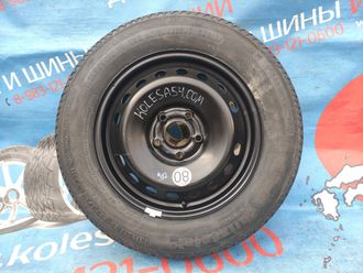 № Б907. Запасное колесо R16 5х114.3 145/90R16 Nissan