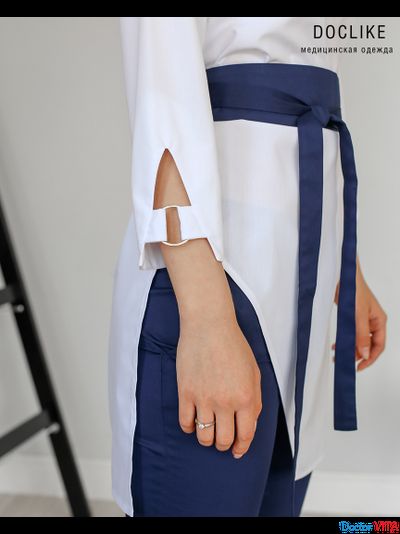 БЛУЗА DOCLIKE DL424 белая