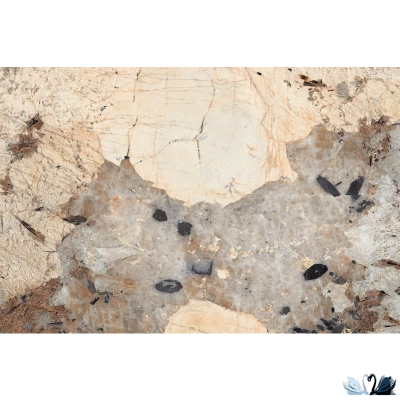 Керамогранит Creto Patagonia Bronze 180х120 см High Gloss серо - бежевый