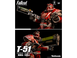 Силовая броня Т-51 "Нюка-Кола" (серия Fallout) - Коллекционная фигурка 1/6 Fallout T-51 Nuka Cola Power Armor (3Z07730W0) - Threezero