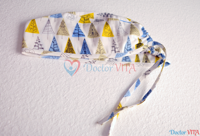 Медицинская шапочка "Елочки"