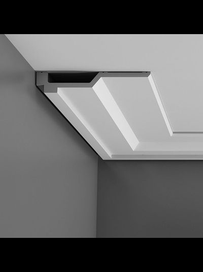 Потолочный карниз с гладким профилем из полиуретана Orac Decor Коллекция Luxxus C354