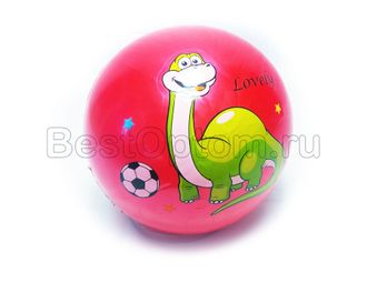 Детский резиновый (латексный) мяч с динозавриком оптом