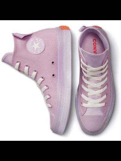 Кеды Converse All Star сиреневые высокие