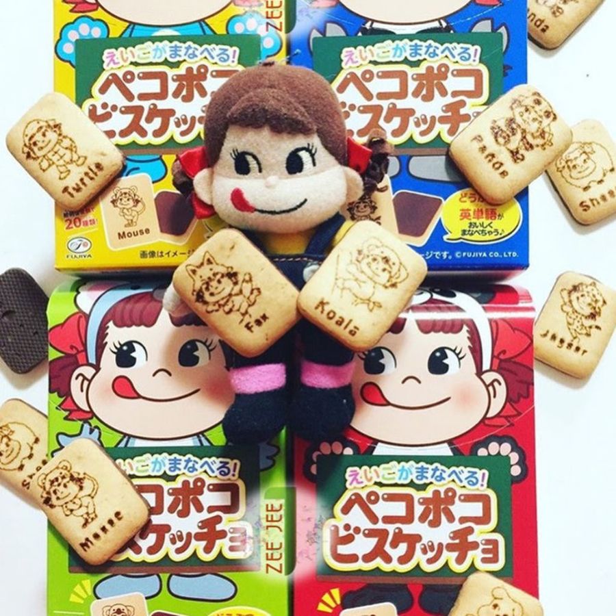Молочное печенье с шоколадом Choco Biscuits от Peko-chan (Япония)