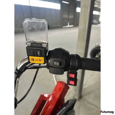 Грузовой электротрицикл ASL D5 гидравлика 1800 (72V 68Ah)