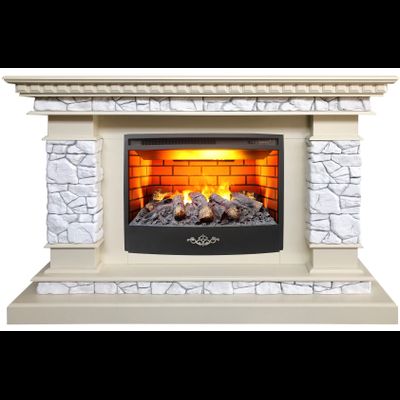 Электрокамин Император WT с очагом 3D FireStar 25.5