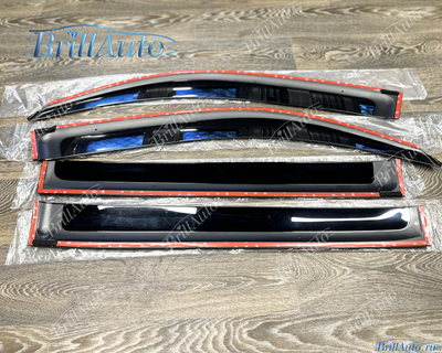 Дефлекторы ветровики Land Cruiser 200 на окна