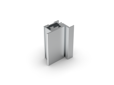 APK60 RAL9006 алюминиевый профиль дверной коробки под 10 мм отделку