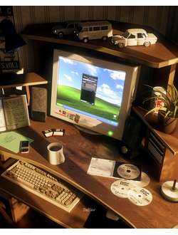 холст "Мой компьютер"