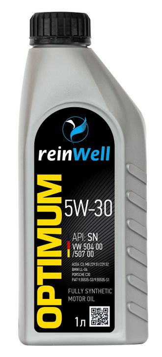 HC-синтетическое моторное масло &quot;OPTIMUM 5W-30 -VW 504.00/507.00&quot;, ReinWell, 1 л