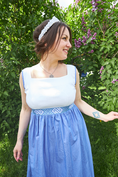 Подгрудный сарафан "Время Воды"