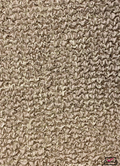 Чехол на кресло Мираж Бежевый. Защита мягкой мебели от животных.