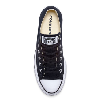 Кеды Converse All Star Low Top на платформе черные