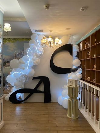 ФОТОЗОНА ИЗ ШАРОВ "СЧАСТЛИВЫЙ ДЕНЬ"