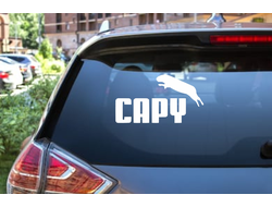 Наклейка виниловая Капибара, Kapibara-san №19