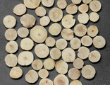 Спил "Дубовый", круглый, d=3-4 см, h=3,5 мм  30 р шт,