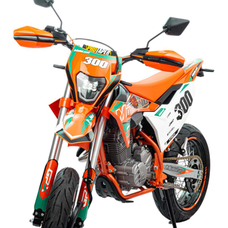 Мотоцикл Кросс Motoland SMX300 S4 (175FMM) (мотард) ПТС