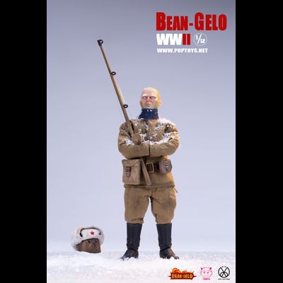 Красноармеец-рыбак Ефим - КОЛЛЕКЦИОННАЯ ФИГУРКА 1/12 scale Bean Gelo Series fisherman Lim Yefu Deluxe Ver (BGS027) - POP COSTUME