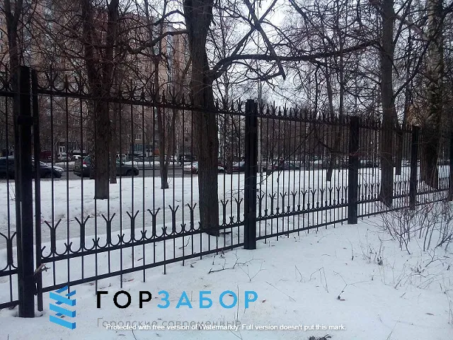Установить кованый забор