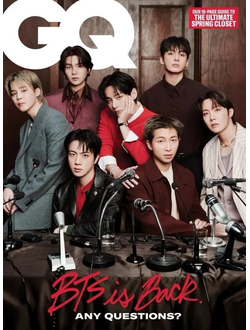 GQ British Magazine March 2026 BTS Cover, Иностранные журналы, Intpressshop
