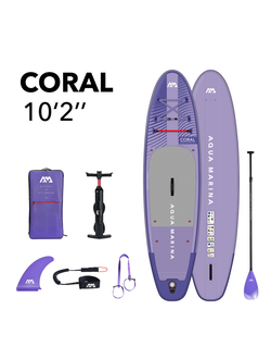 SUP-доска надувная с веслом Aqua Marina Coral (Night Fade) 10'2"