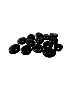 ДЕКОРАТИВНЫЕ КЕРАМИЧЕСКИЕ КАМНИ ЧЕРНЫЕ 14 ШТ