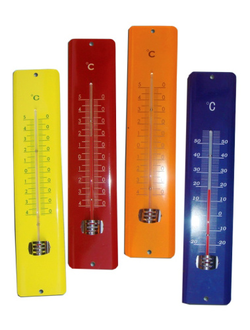 Термометр (-40°С /+50°С) фасадный металл