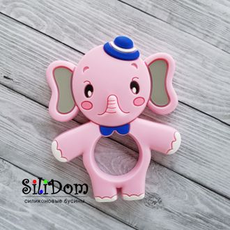 Слон в шляпе розовый - грызунок